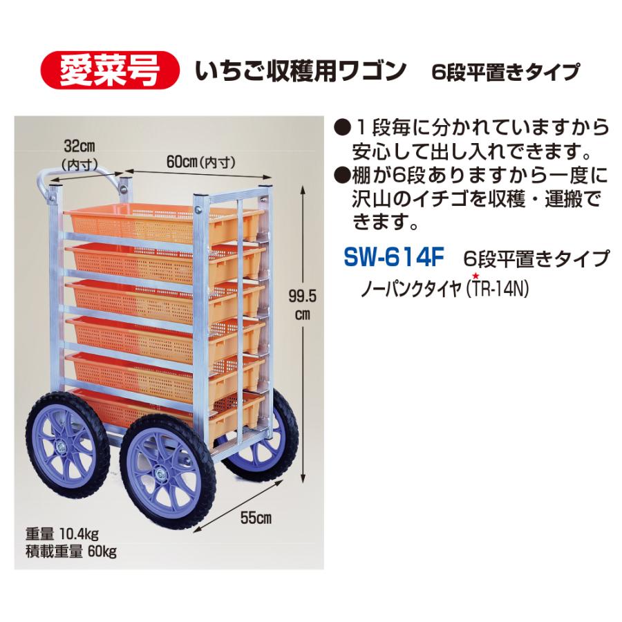ぱら HARAX（ハラックス） <4台セット品>HARAX 農業用運搬車 いちご収穫