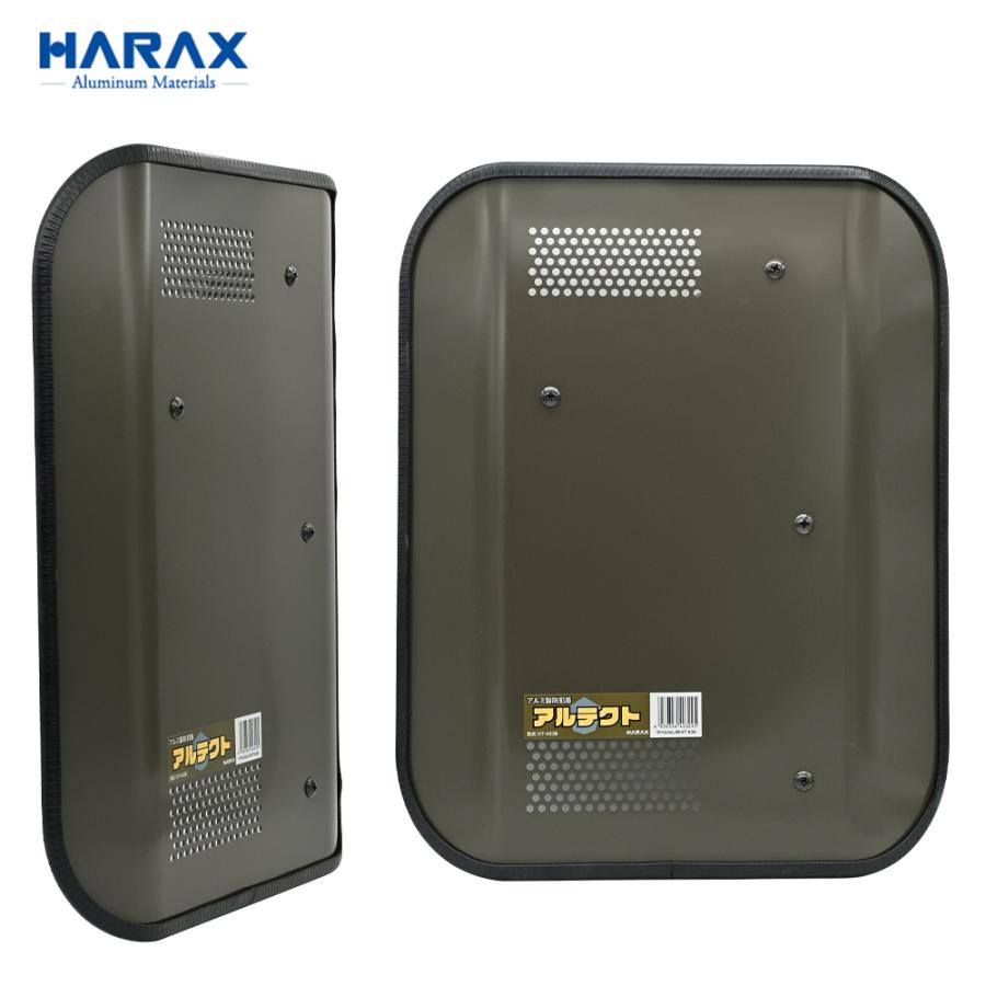 ハラックス <2本セット>HARAX 護身用 防犯アルミ製 さすまた さす又 刺股 XS-2000-OD 新色OD色 + アルミ盾 アルテクト OD色の画像