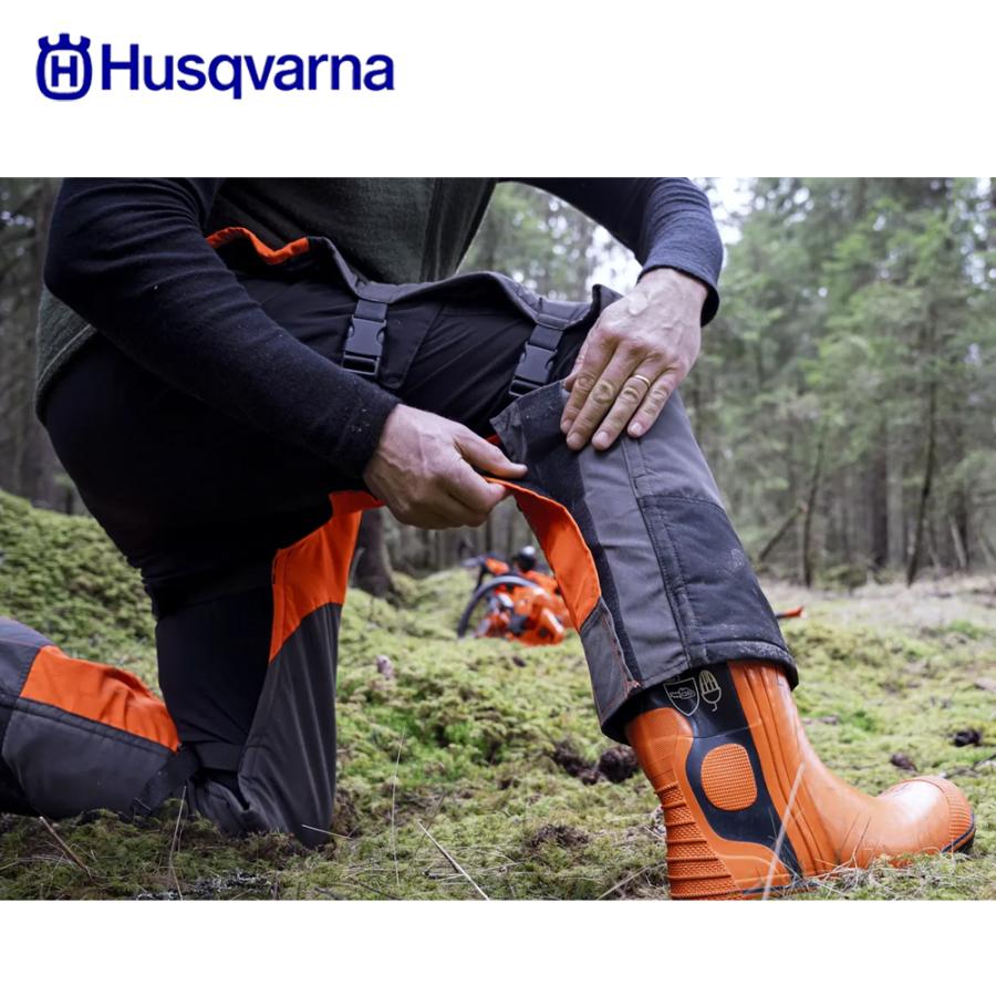 Mサイズ ハスクバーナ チェンソー防護服 531080402 未使用保管品 ハスクバーナ（Husqvarna） チェーンソー防護服・ワークウェア