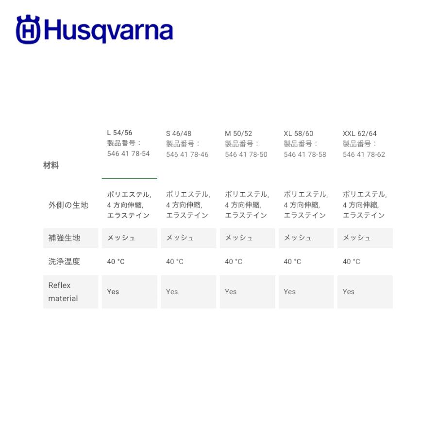 ハスクバーナ（Husqvarna） チェーンソー防護服・ワークウェア