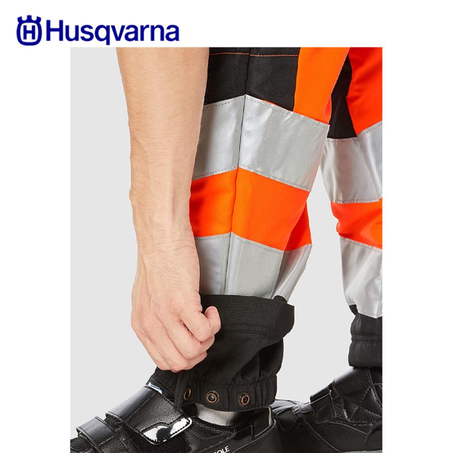 Husqvarna｜草刈り機 ハスクバーナ チェーンソー防護服・ワークウェア B&Tズボン ハイビズ 597246254 刈払機向け 防護 ズボン 保護 安全｜aztec｜05