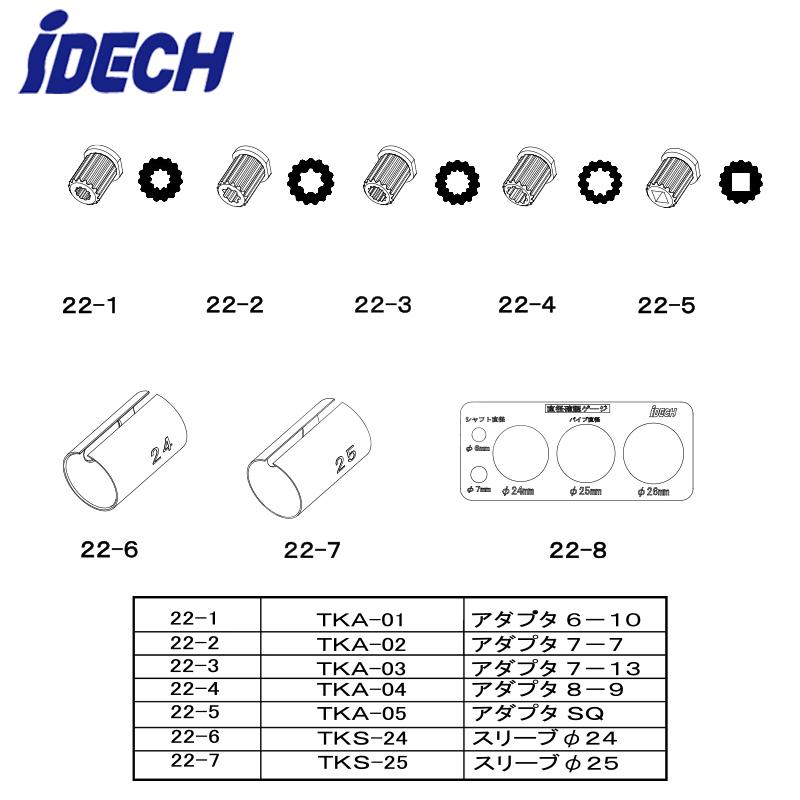 アイデック｜＜オプション部品＞ スーパーカルマー用部品 パイプ用スリーブ Φ24 TKS-24 iDECH｜ネコポス配送品｜aztec｜02