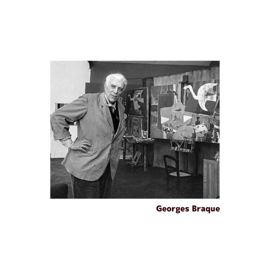 Georges Braque｜ジョルジュ・ブラック アートフレーム L'oiseaux bleu et gris 【bicosya/美工社】 IGB-62524 サイズ425x525x32mm｜aztec｜03