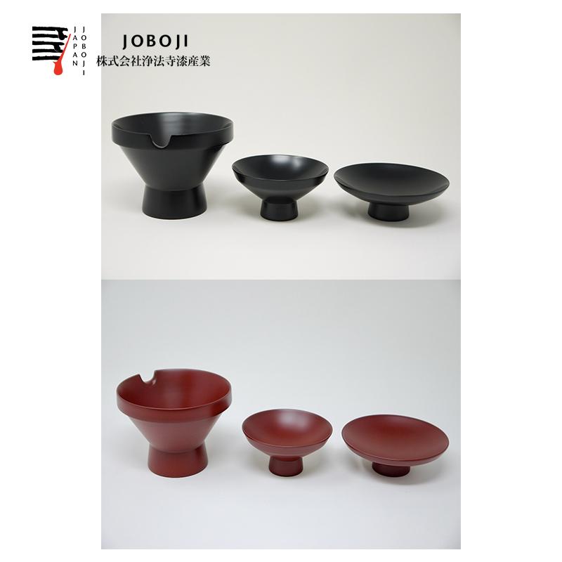TAKUMI 松沢漆工房 JOBOJI 漆塗り 角杯 黒/溜/朱 手作り 岩手県 伝統