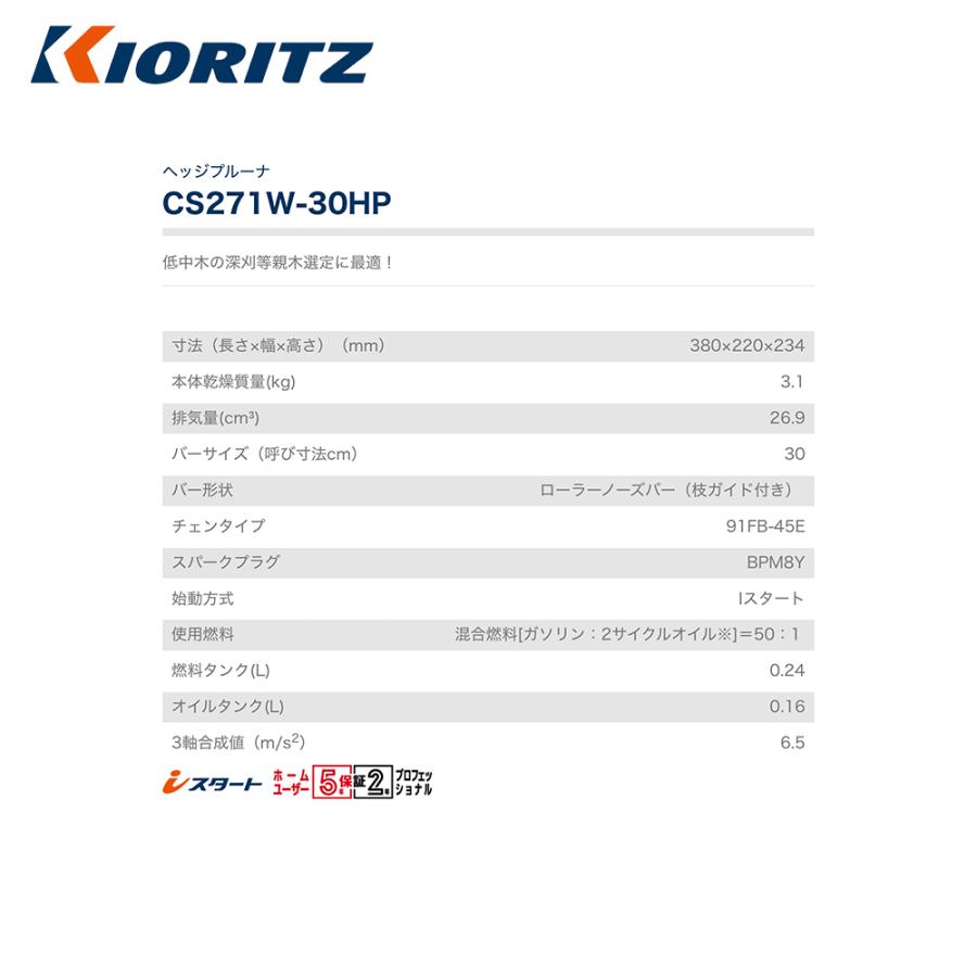 ヤマビコ 共立 やまびこ ヘッジプルーナ CS271W-30HP ローラー