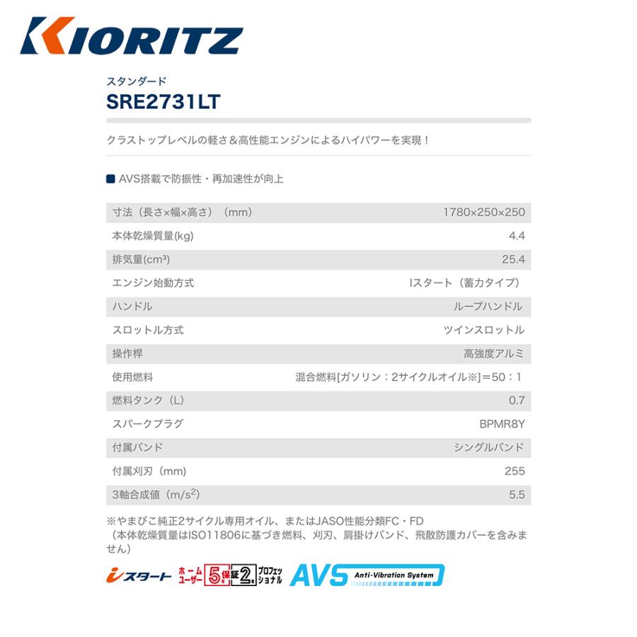 共立 やまびこ 刈払機 草刈り機 スタンダード ループハンドル 排気量