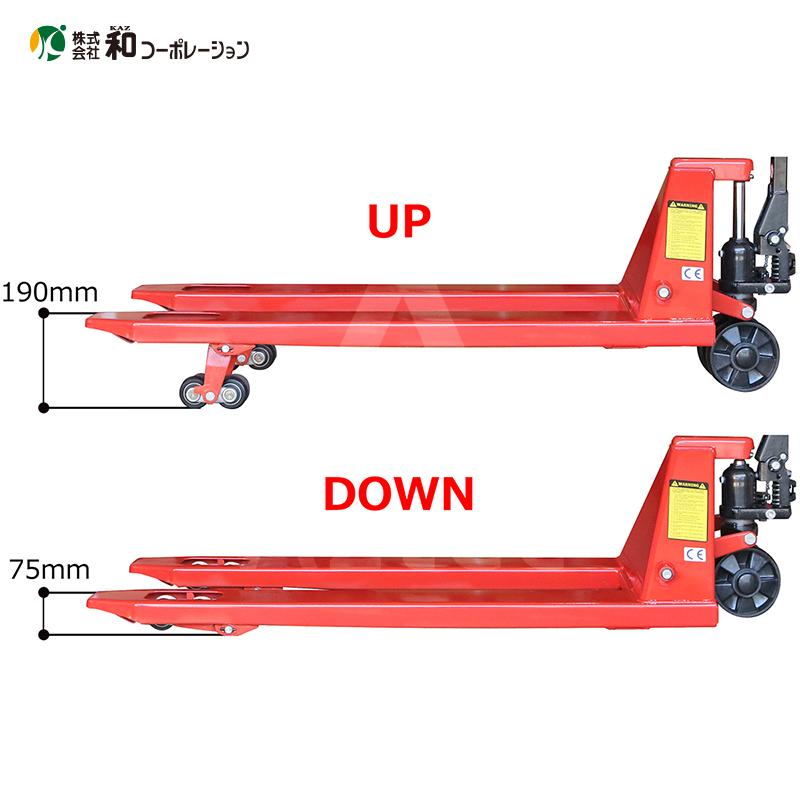 和コーポレーション KAZ ハンドパレットリフト 油圧式手動リフター