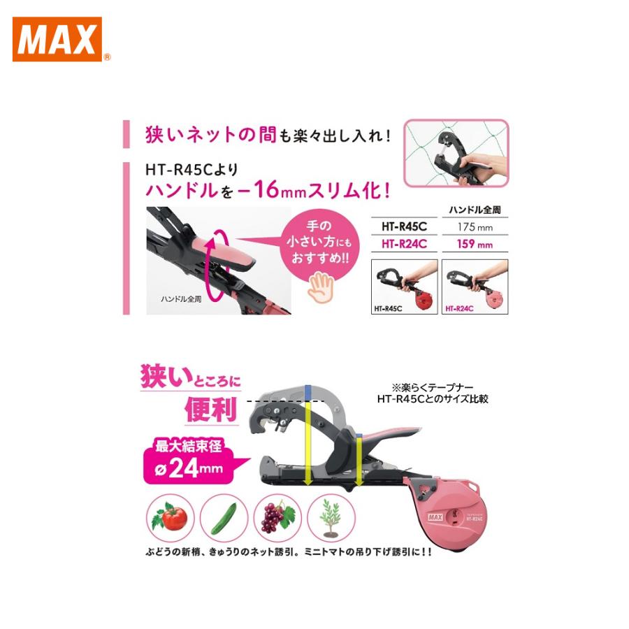 マックス（MAX） <4点セット品>マックス 園芸用結束機 楽らく
