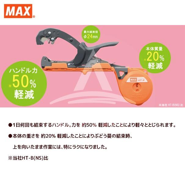 マックス（MAX） 園芸用結束機 楽らくテープナー スリムモデル HT-RS +