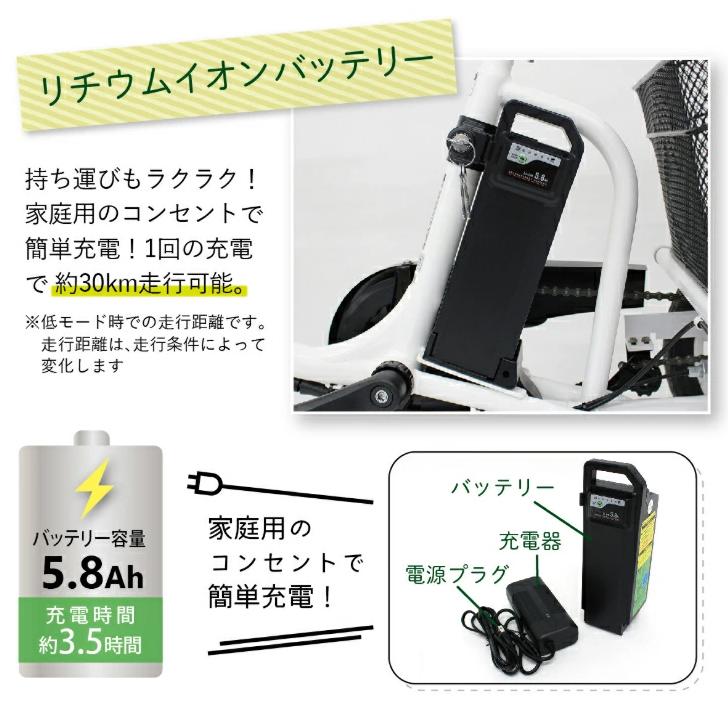 ミムゴ E-PARTON（イーパートン） ロータイプ電動アシスト三輪自転車