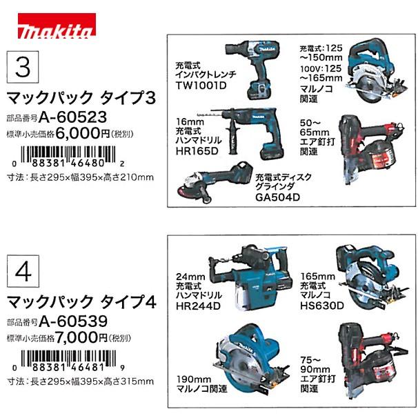 マキタ（makita） マックパックシリーズ 小物入れボックス A-60551
