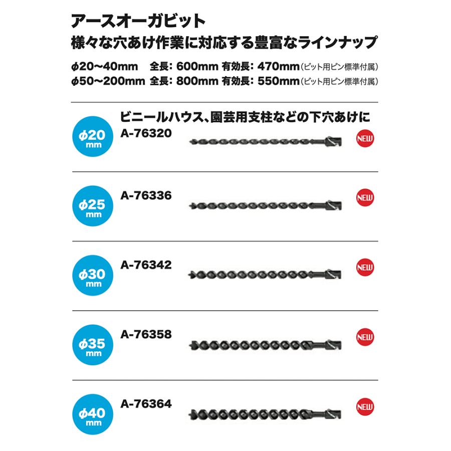 【在庫処分】マキタ(Makita) アースオーガビット２０ A-76320 A-76320 アースオーガビット20 1本 マキタ 【通販モノタロウ】