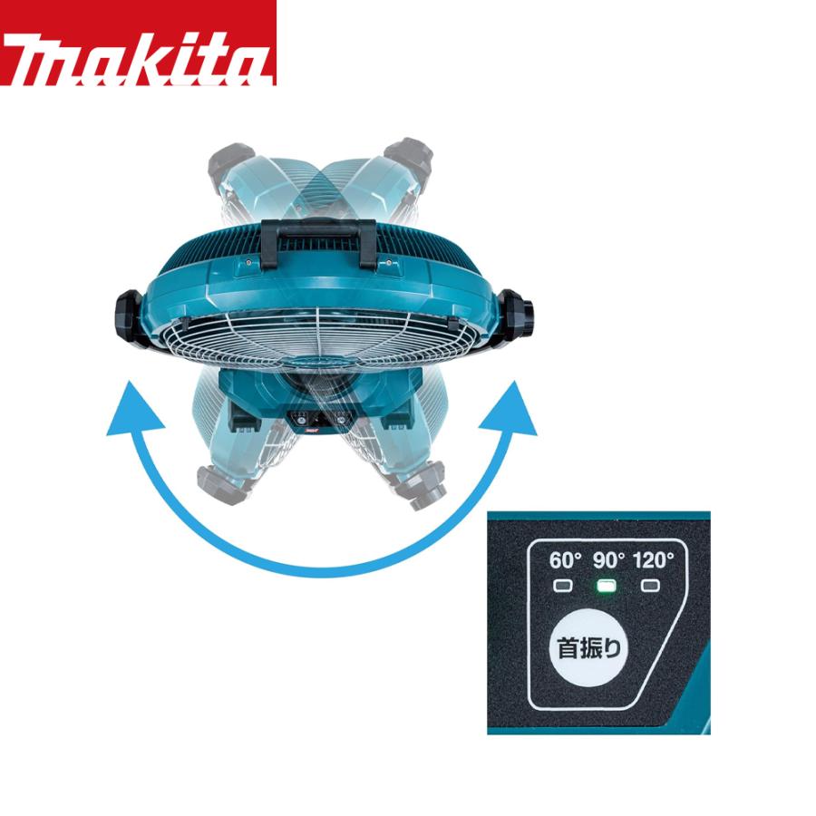マキタ 40V 充電式産業扇 最大風量120m3/min 最大風速300m/min