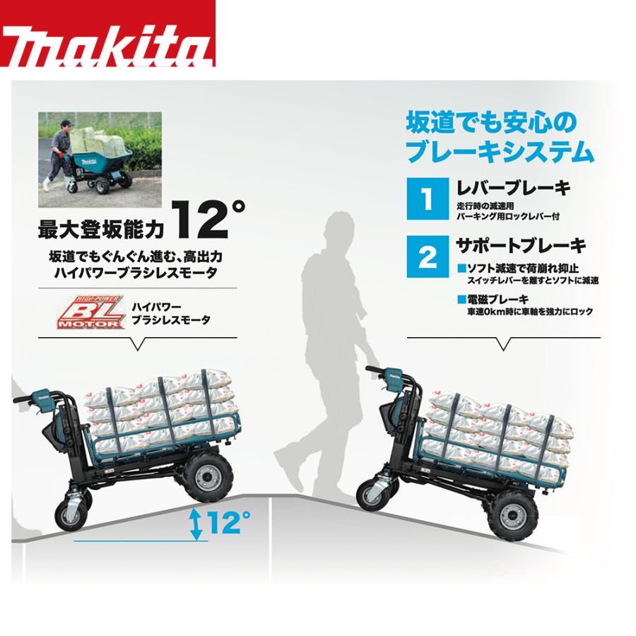 マキタ マキタ|18Vバッテリ充電式運搬車 CUA600DZL 手動ダンプ マキタ マキタ|18Vバッテリ充電式運搬車 CUA600DZL 手動ダンプ