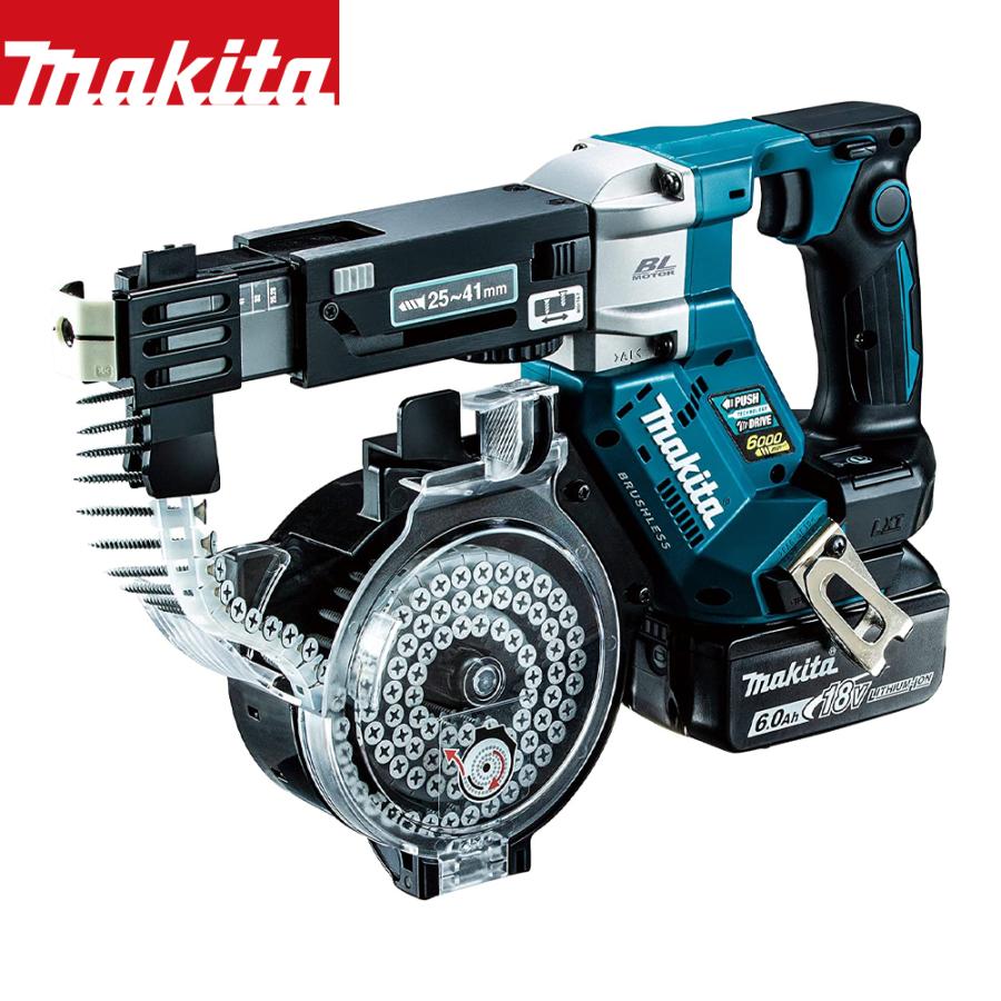 マキタ｜18V/6.0Ah 充電式オートパックスクリュードライバ FR451DRGX バッテリBL1860Bzx2本・充電器DC18RF・ケース付｜aztec｜02