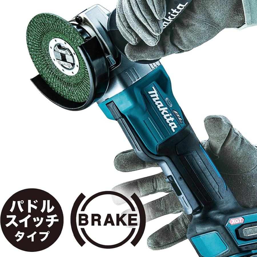 マキタ（makita） 40Vmax 充電式ディスクグラインダー 40V/4.0Ah 刃径