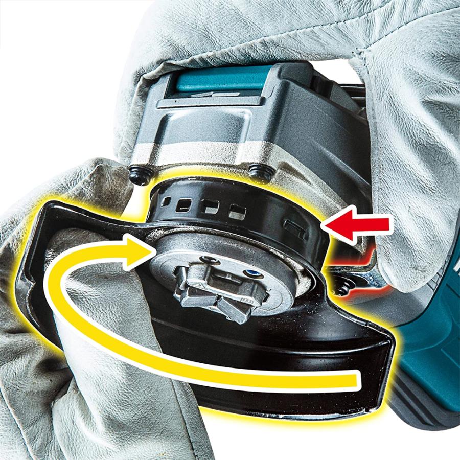 マキタ（makita） 40Vmax 充電式ディスクグラインダー 刃径100mm 本体
