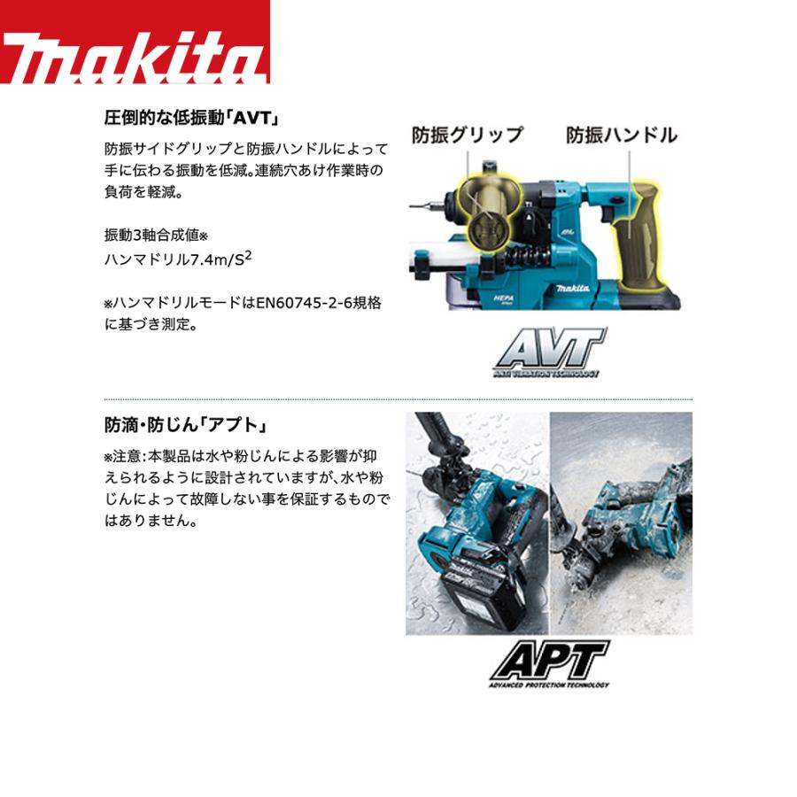 マキタ（makita） 18V/6.0Ah 充電式ハンマドリル バッテリBL1860Bx2本