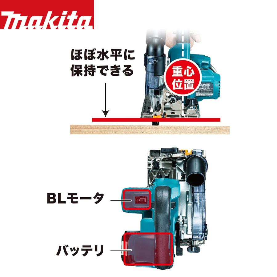 マキタ（makita） 18V 充電式マルノコ 18V/6.0Ah 刃径125mm ダスト