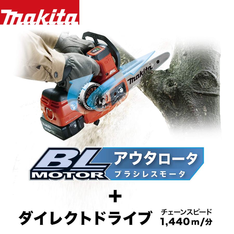 【未使用品】マキタ 充電式チェーンソー MUC254HD ※本体のみ マキタ 250ミリ充電式チェンソー MUC254DSF 1台（直送品） - アスクル
