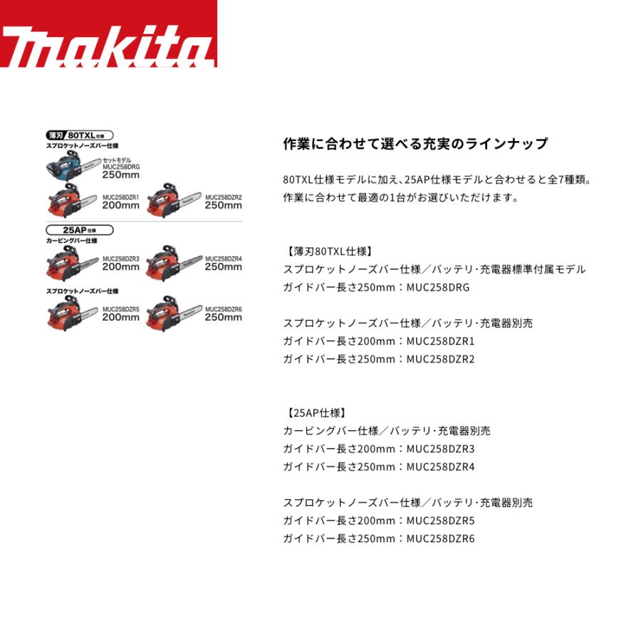 マキタ（makita） Makita 18V 充電式チェンソー セットモデル