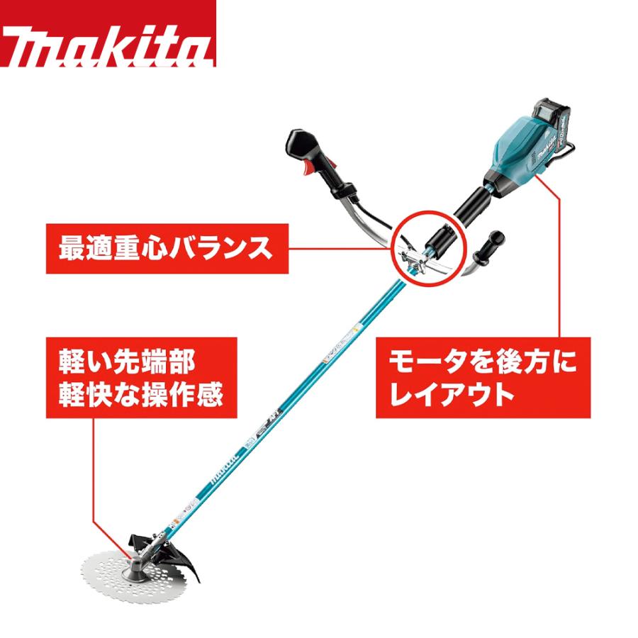 マキタ（makita） 40Vmax 充電式草刈り機 刈払機 Uハンドル バッテリ