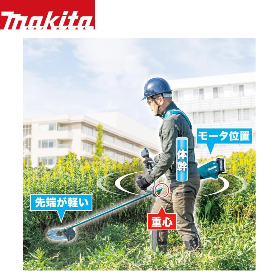 マキタ（makita） 40Vmax 充電式草刈り機 刈払機 Uハンドル バッテリ