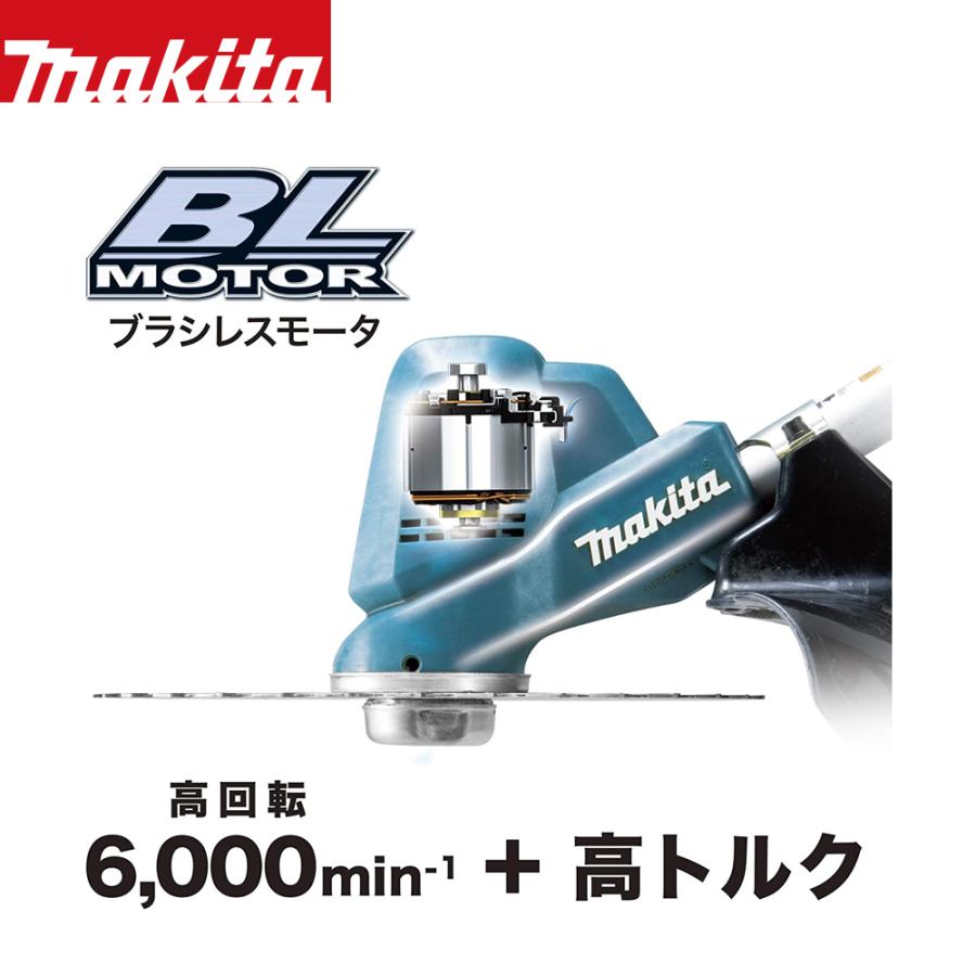 Makita マキタ　草刈り機 MEM427 マキタ（makita） 草刈り機 18V/6.0Ah 充電式刈払機 Uハンドル 分割棹