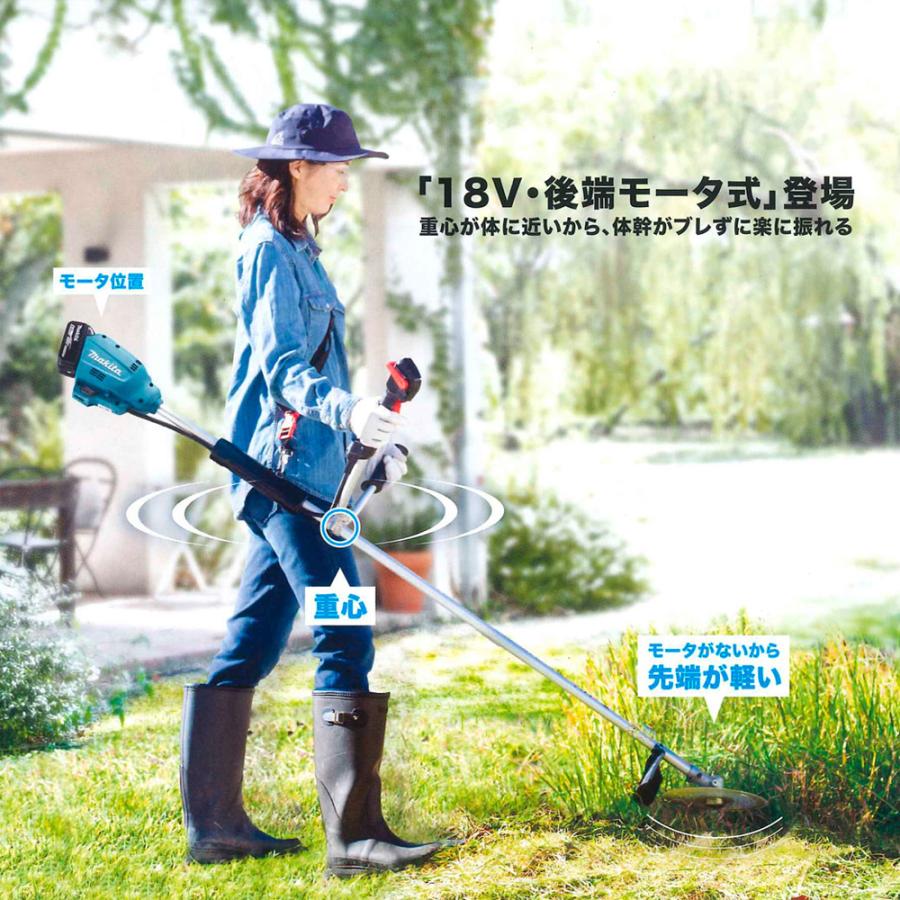 マキタ（makita） 18V/6.0Ah 充電式草刈り機 2グリップ 本体のみ