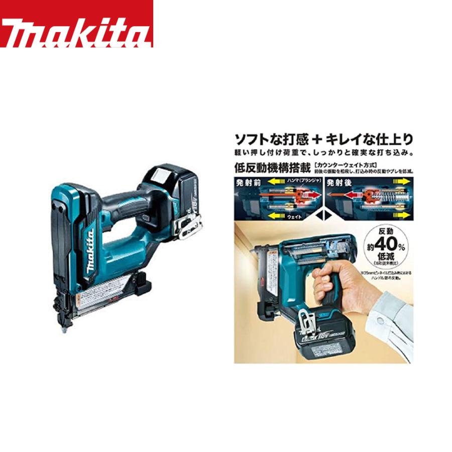 マキタ（makita） 充電式ピンタッカ 18V 6.0Ah PT353DZK 本体+ケース付 