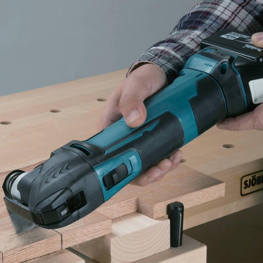 【SIW】makita マキタ TM41DRG 14.4V充電式マルチツール バッテリー1個、充電器付き【中古動作品】 マキタ（makita） 充電式マルチツール 14.4V/6.0Ah バッテリBL1460B
