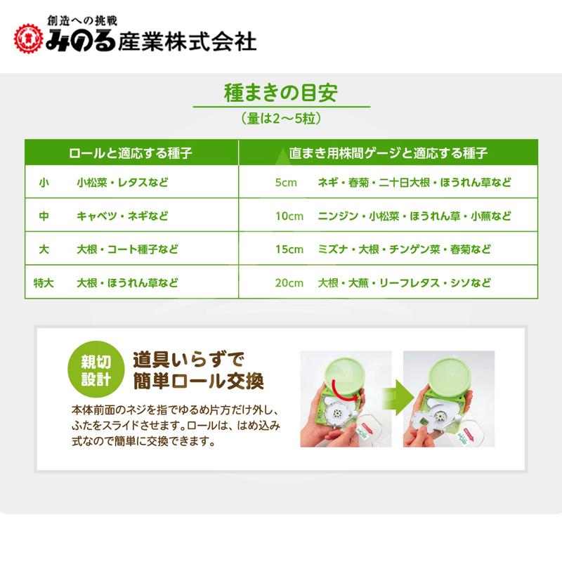 みのる産業 かんたん種まきセット G-84R かんたん植まき本体+直まき
