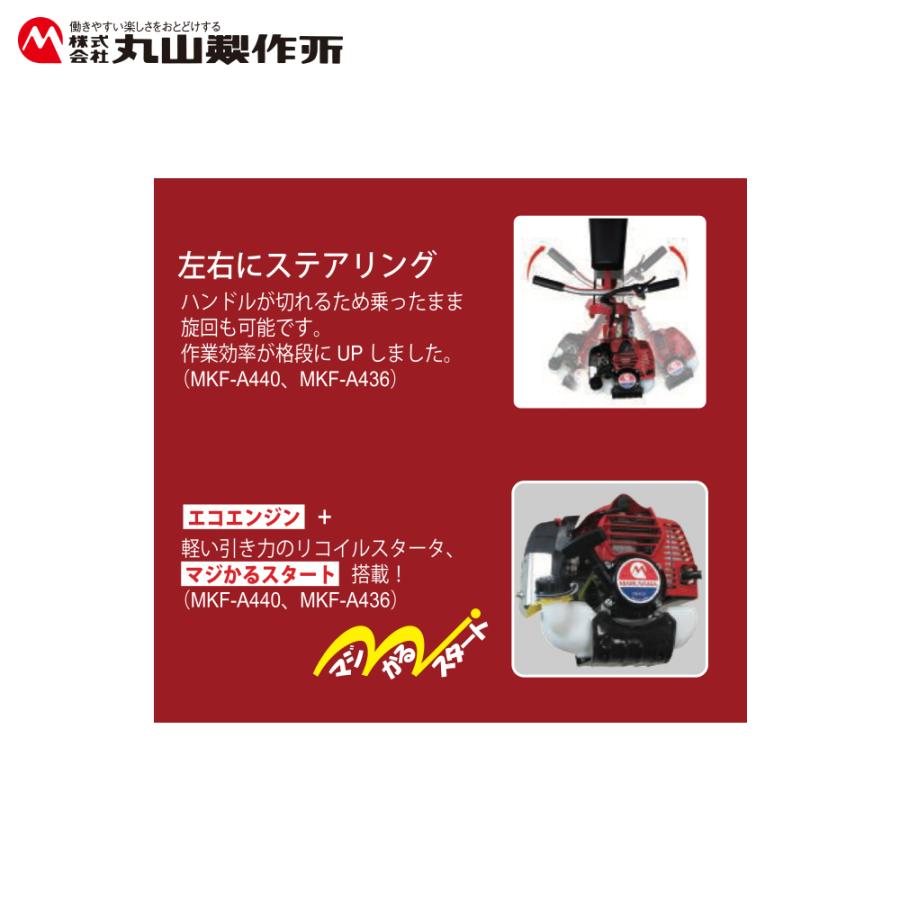 丸山製作所 乗用水田溝切機 田面ライダーE 標準仕様 MKF-A436-JS 左右