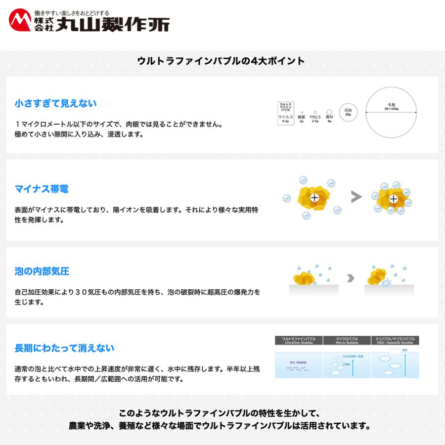 丸山製作所 ウルトラファインバブル発生装置 MUFBウルトラポンプ 100V