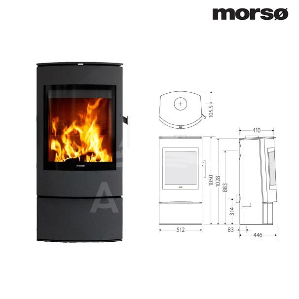 モア morso モルソー 薪ストーブ モルソー S50シリーズ S50-40CB 暖房