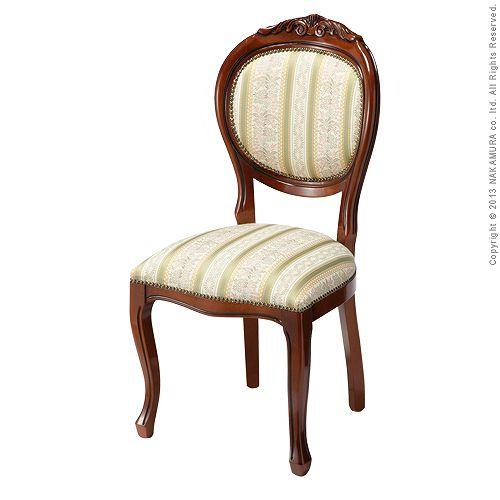 イタリア ヴェローナクラシック ダイニングチェア 革張り 猫脚 green イタリア ヴェローナクラシック ダイニングチェア 革張り 猫脚 green