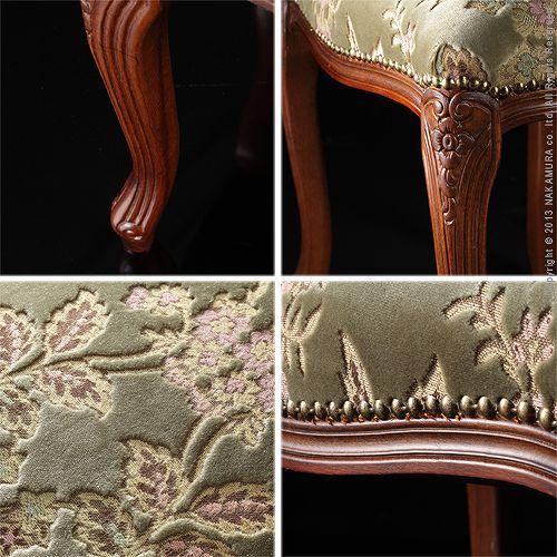 イタリア 家具 ヴェローナクラシック スツール-金華山 猫脚 輸入家具