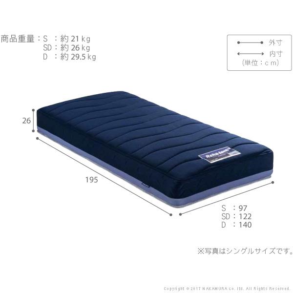 フランスベッド（FRANCEBED） マットレス ダブル ブレスエアー入り