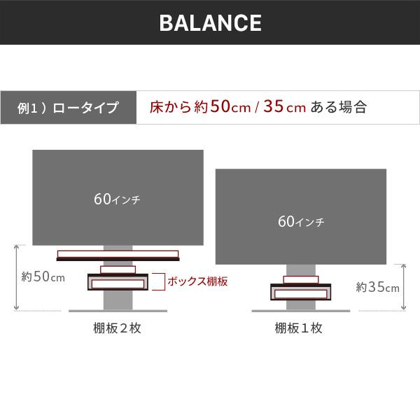 EQUALS（イコールズ） WALLインテリアテレビスタンドV2・V3・V5対応