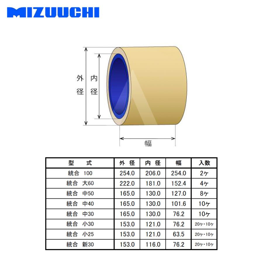 ミズウチ MIZUUCHI もみすりロール 統合AL小30 通常ロール 籾摺り機
