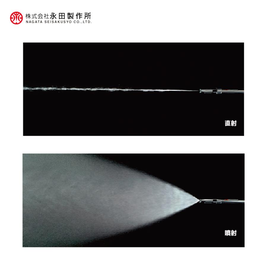 永田製作所 NAGATA 鉄砲ノズルシリーズ ステンレス超遠距離鉄砲ＳＵＳ−II型 1124600_2
