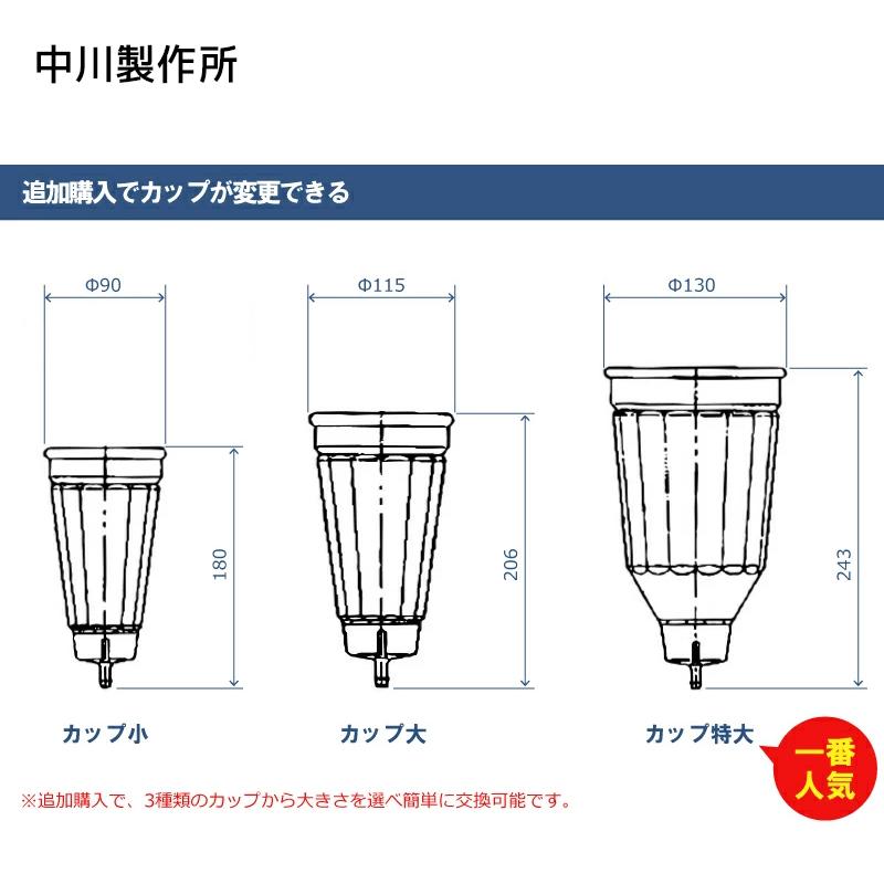 中川製作所 ジベレリン 処理器 らくらくカップ2 ぶどう ブドウ 葡萄