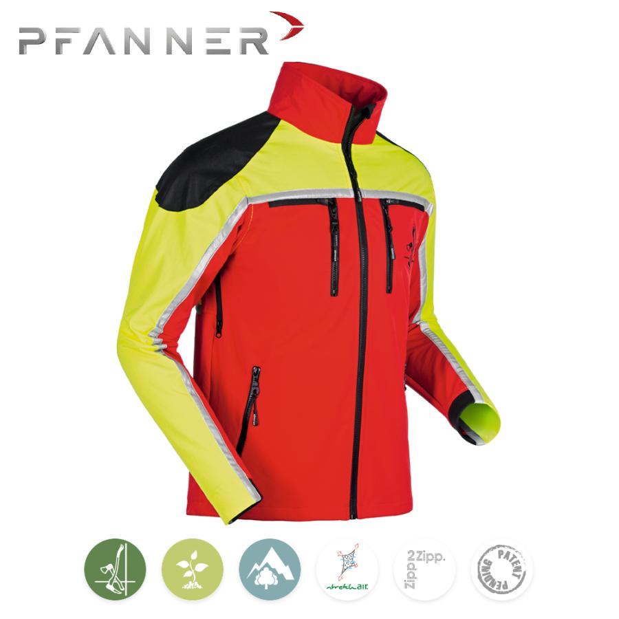 ファナー　チェーンソー防護　ジャケット ファナー PFANNE 防護靴 チェーンソープロテクションジャケット