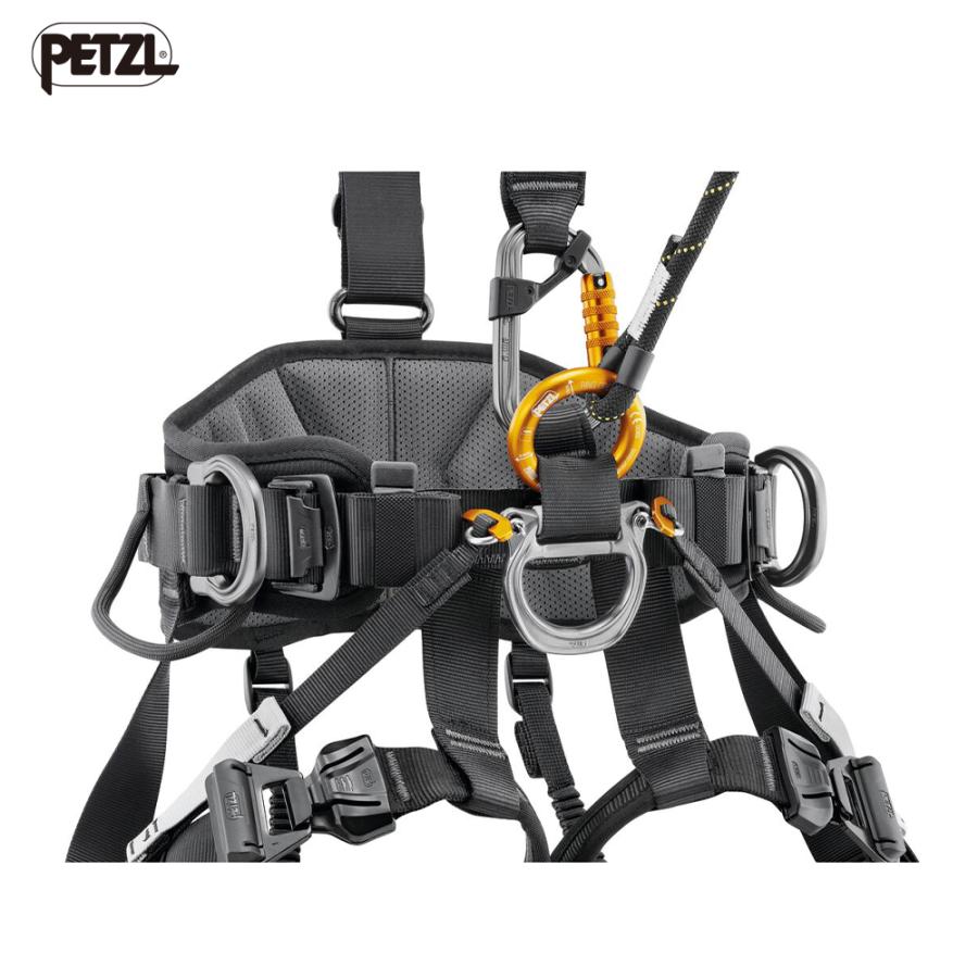 PETZL ペツル フルハーネス アバオ ファスト ブラック (国際バージョン