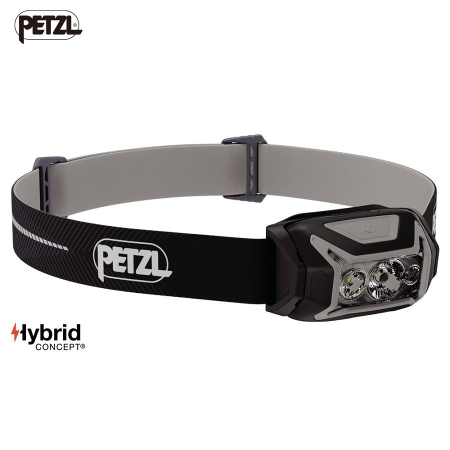 【新品 未開封】ペツルPETZL アクティックコア ヘッドライト625ブラック PETZL ペツル ヘッドライト アクティック コア E065AB00 赤色光を備え