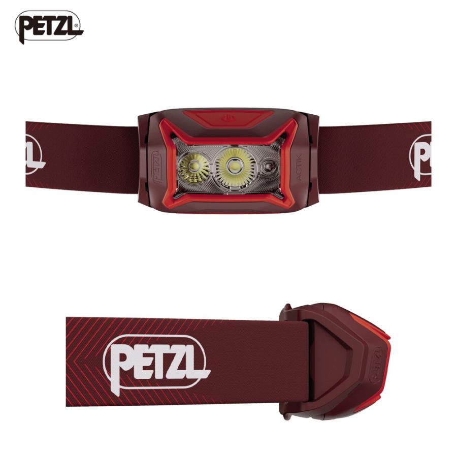 PETZL ペツル ヘッドライト アクティック コア E065AB00 赤色光を備え