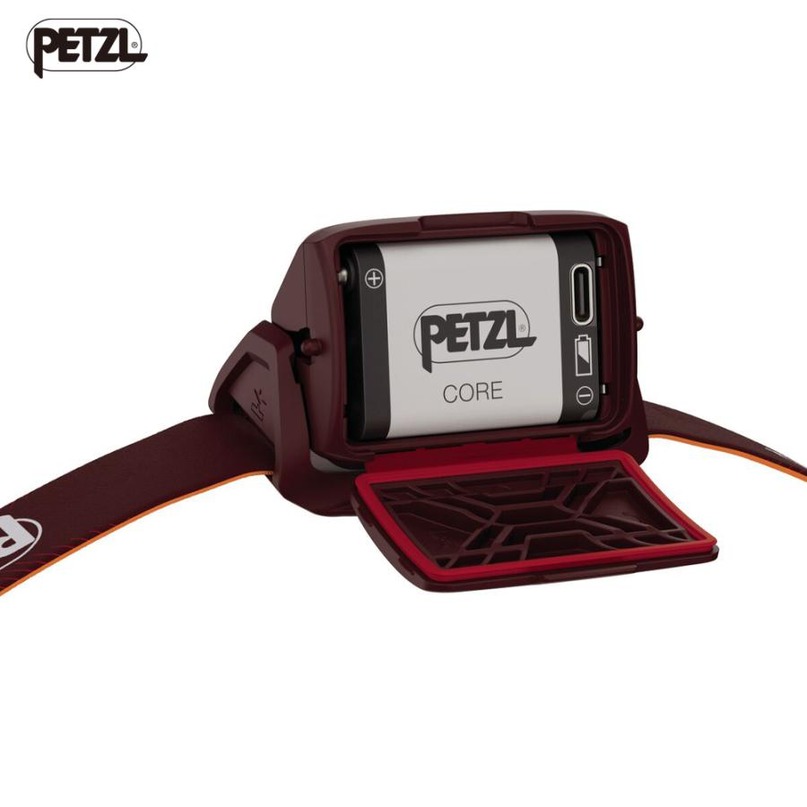 PETZL ペツル ヘッドライト アクティック コア E065AB00 赤色光を備え