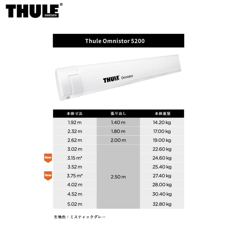 THULE（スーリー） スーリーオムニスター 5200 白 THULE Omnistor 5200