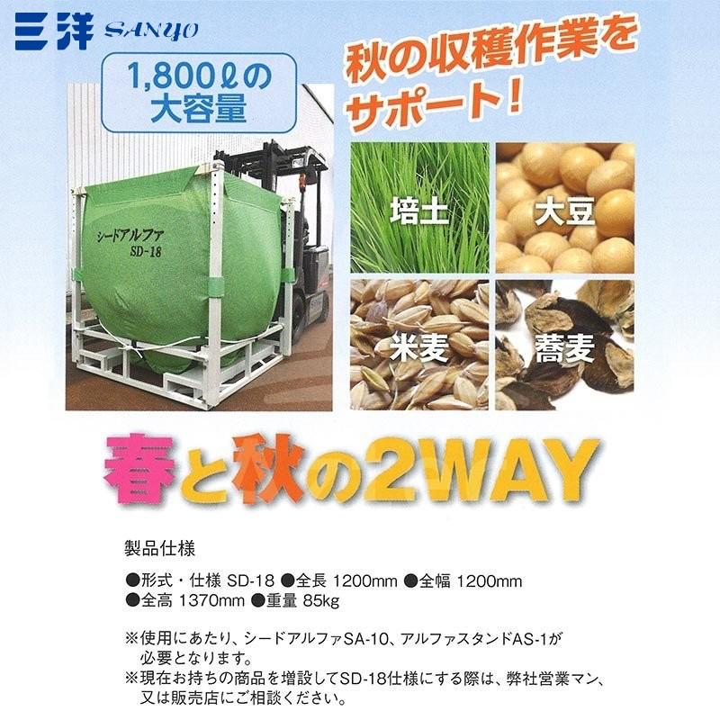 三洋 培土排出・穀類搬送機具 シードアルファセット SA-10+アルファ