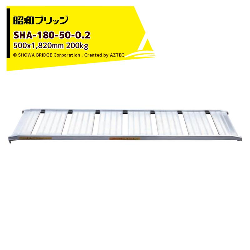 昭和ブリッジ アルミブリッジ SHA型 200kg/1本 有効幅500x全長1,820